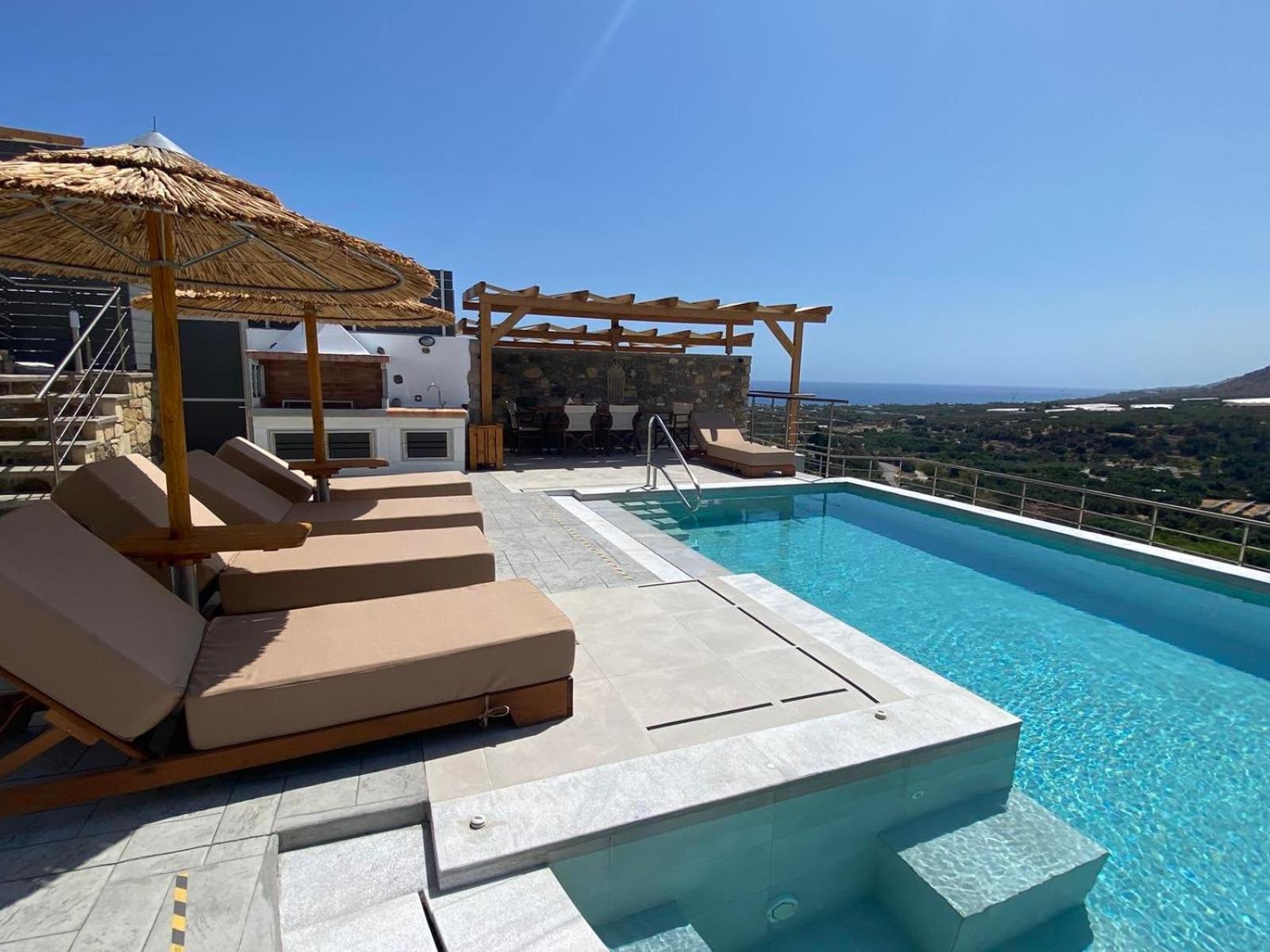 Mediterranean View Villa Makriyialós Ngoại thất bức ảnh