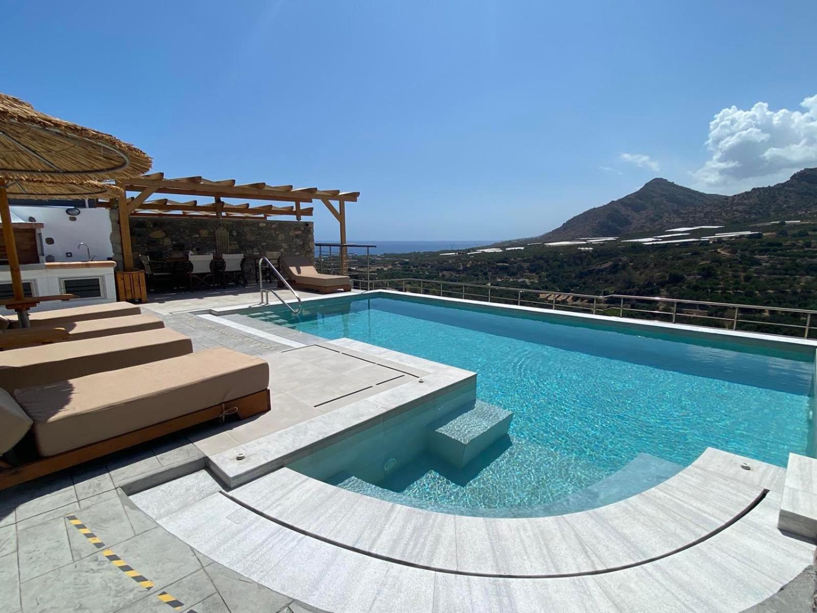 Mediterranean View Villa Makriyialós Ngoại thất bức ảnh