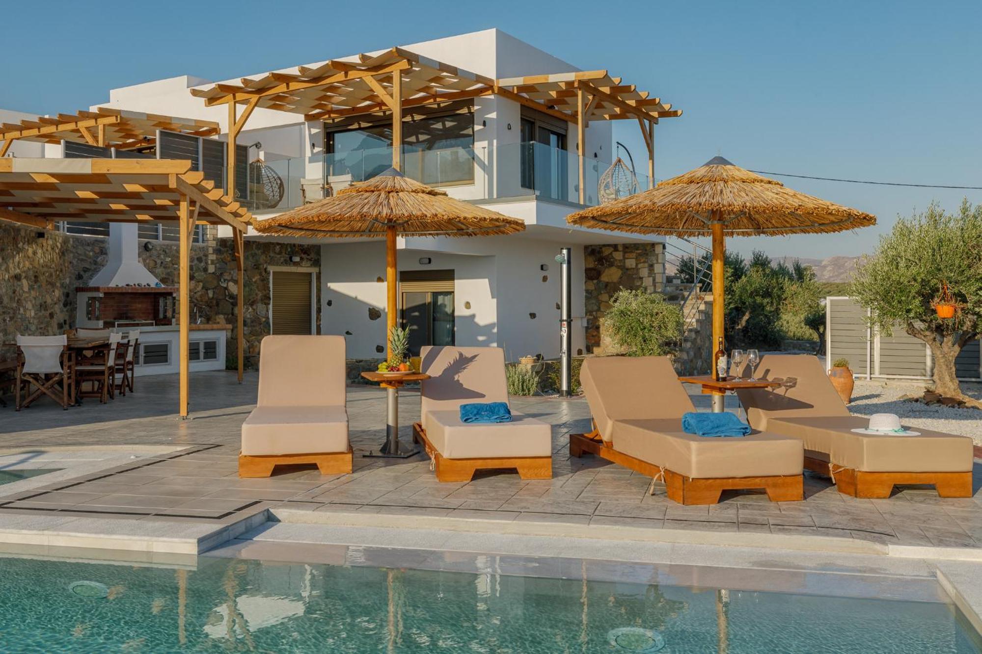 Mediterranean View Villa Makriyialós Ngoại thất bức ảnh