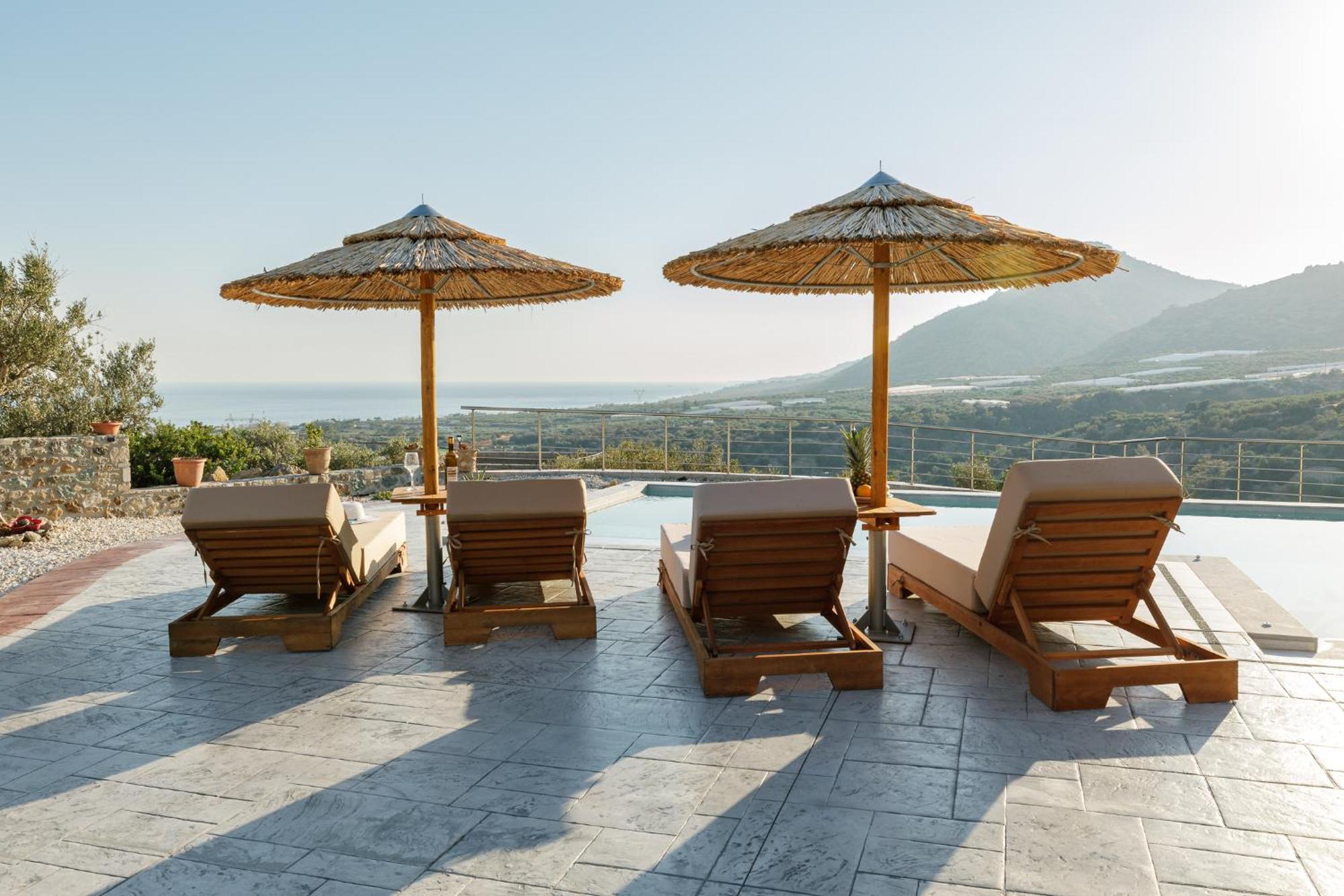 Mediterranean View Villa Makriyialós Ngoại thất bức ảnh