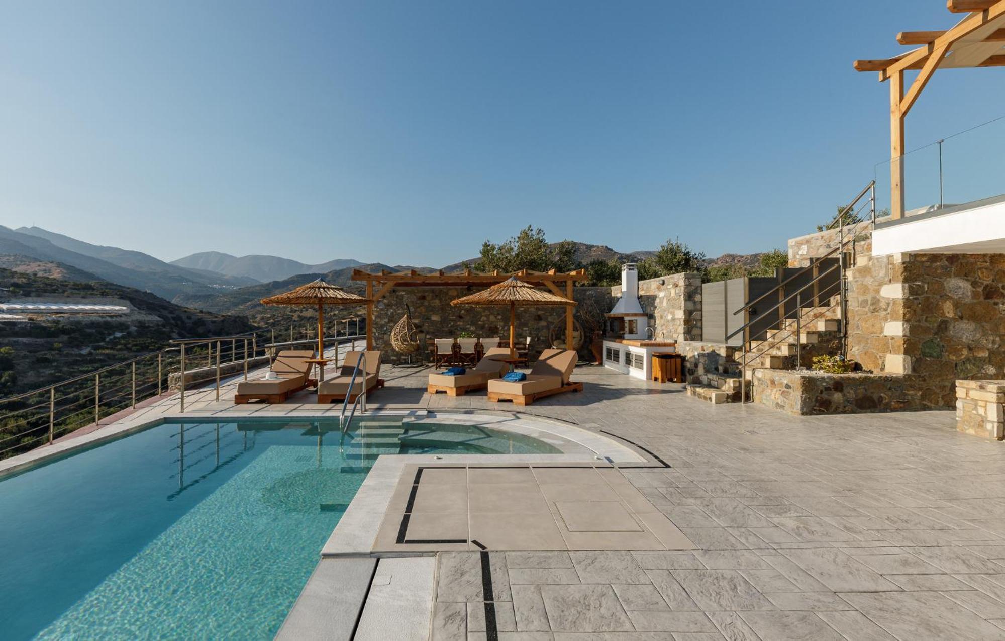 Mediterranean View Villa Makriyialós Ngoại thất bức ảnh