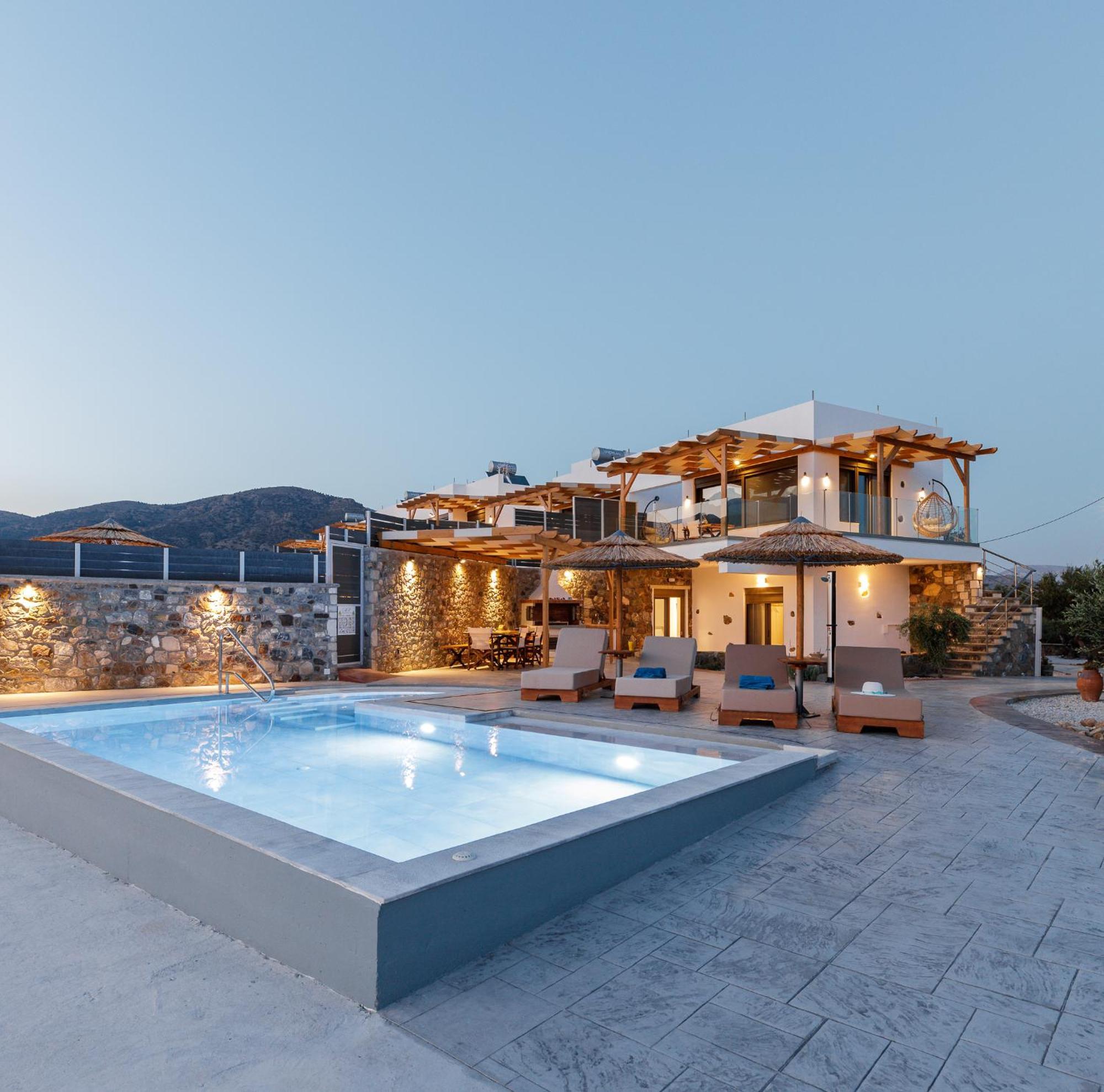 Mediterranean View Villa Makriyialós Ngoại thất bức ảnh