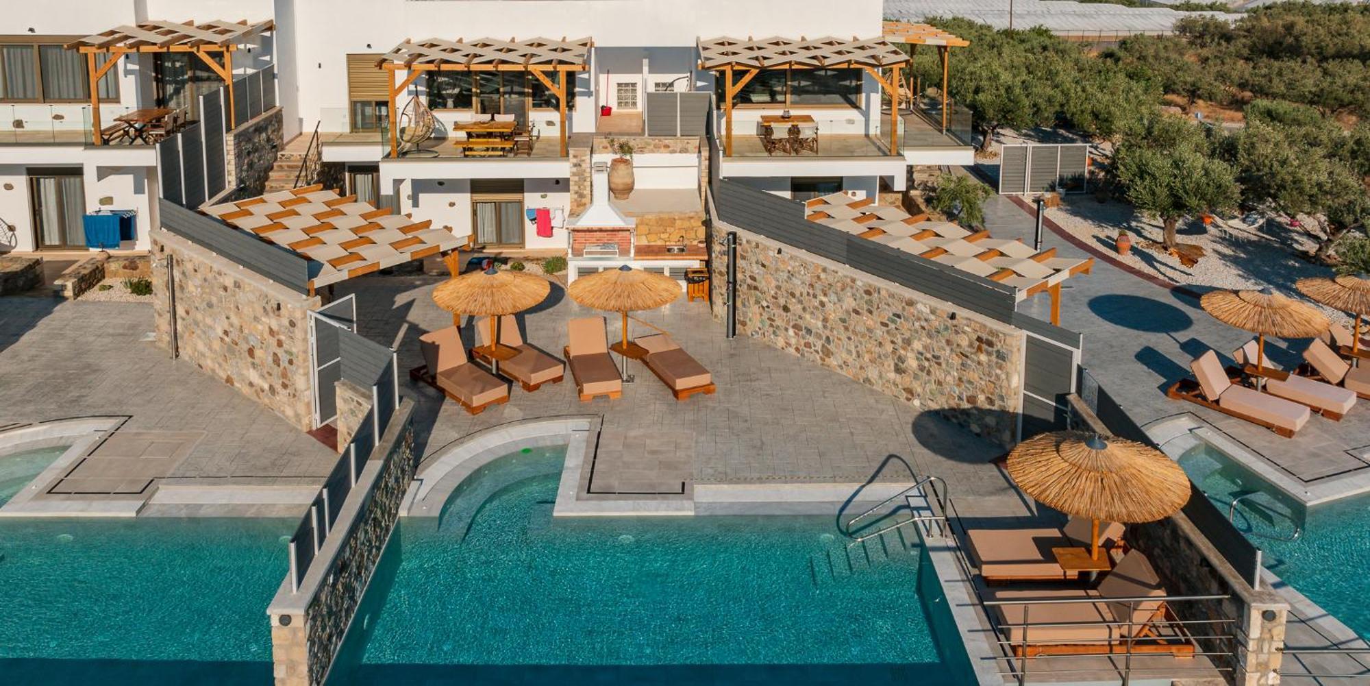 Mediterranean View Villa Makriyialós Ngoại thất bức ảnh