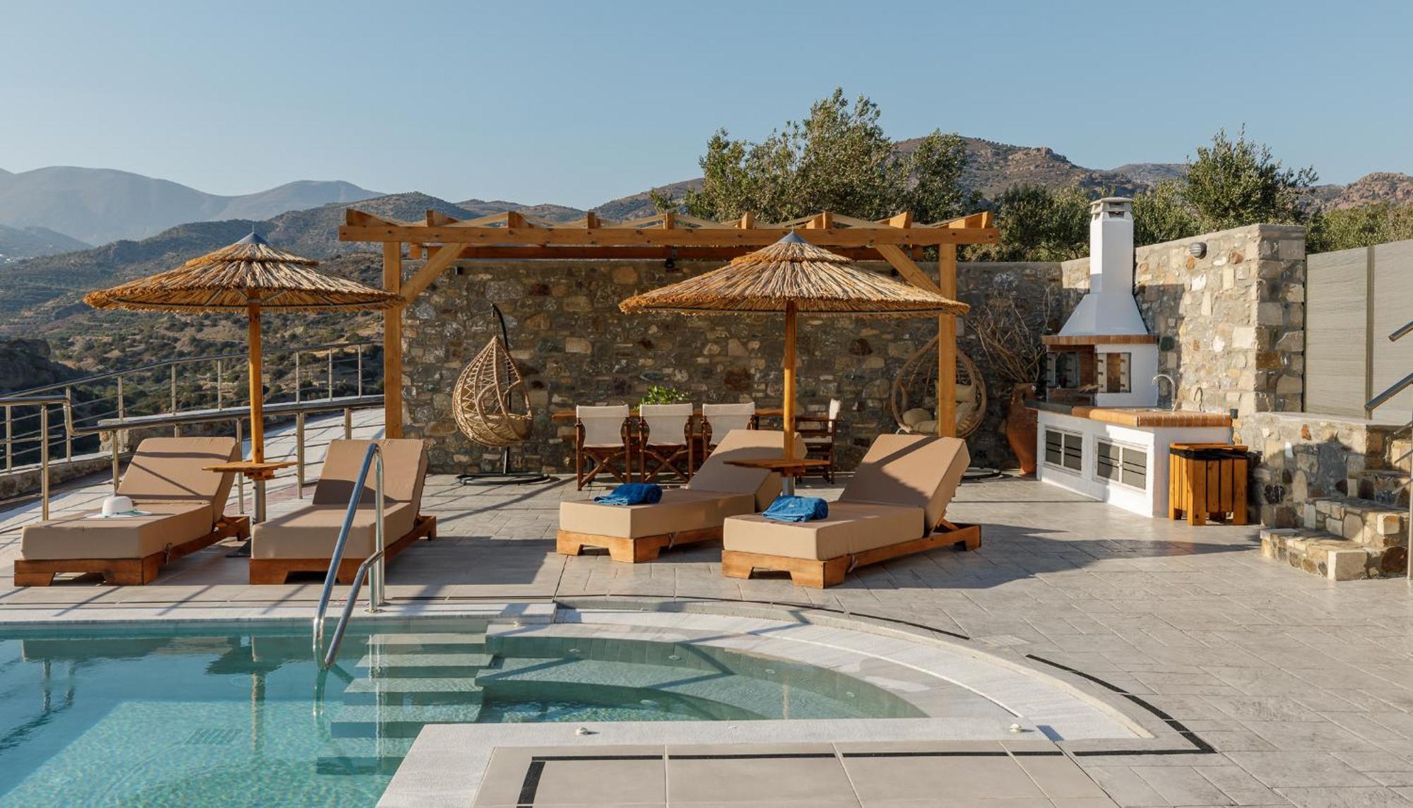 Mediterranean View Villa Makriyialós Ngoại thất bức ảnh