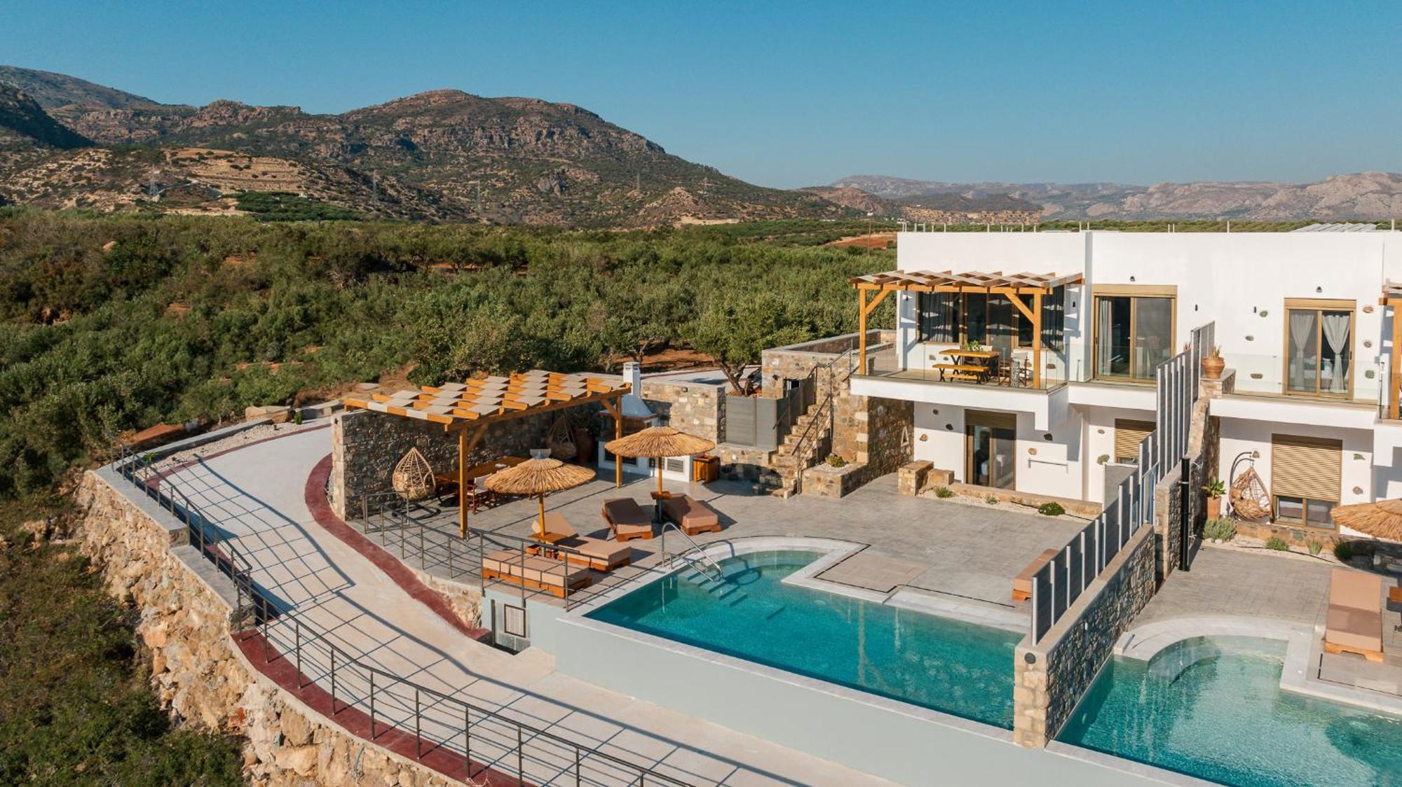 Mediterranean View Villa Makriyialós Ngoại thất bức ảnh